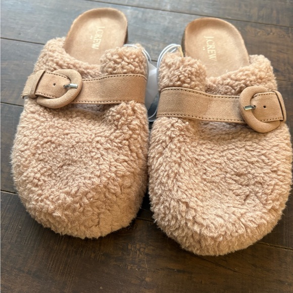 J Crew Sherpa Buckle clog slippers - Picture 13 of 13